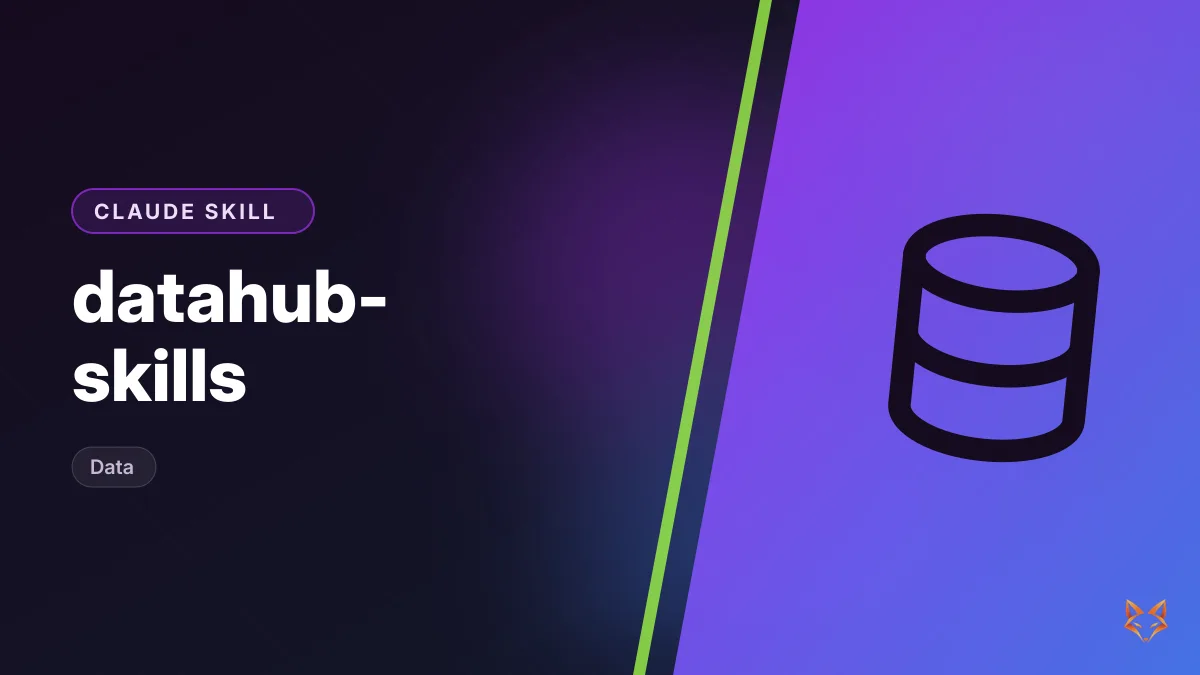 datahub-skills — illustration