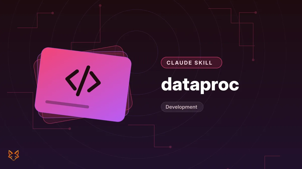 dataproc — illustration