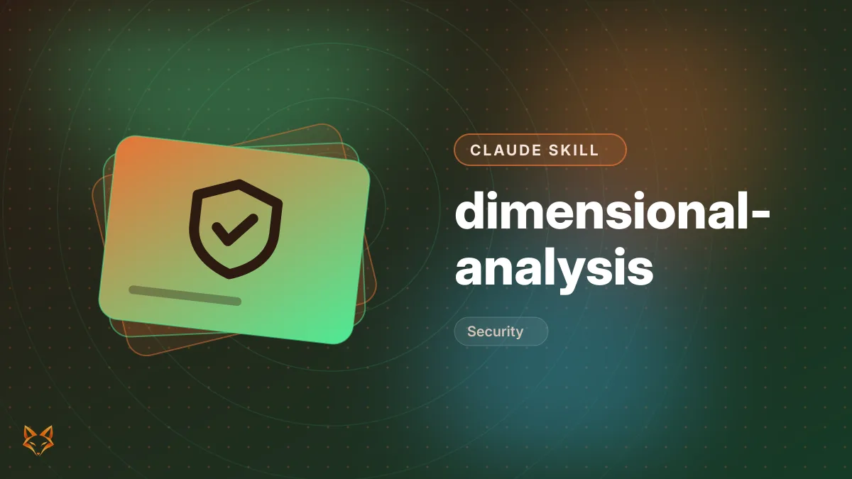 dimensional-analysis — illustration