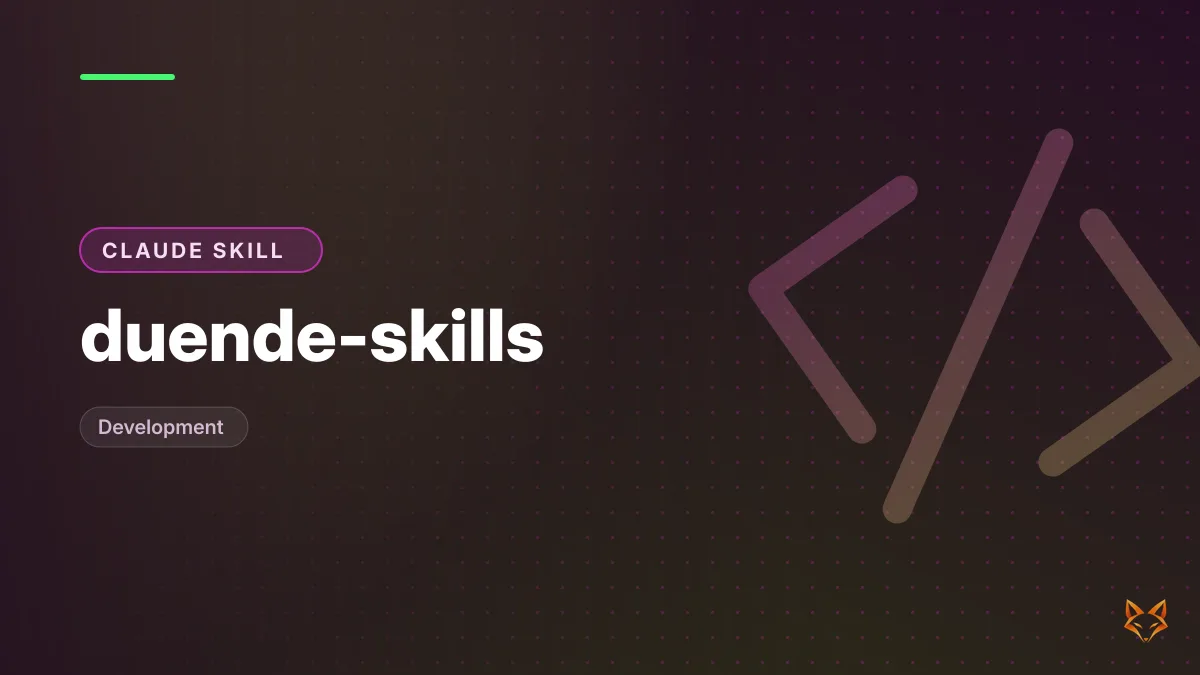 duende-skills — illustration