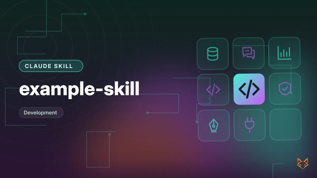 example-skill — illustration