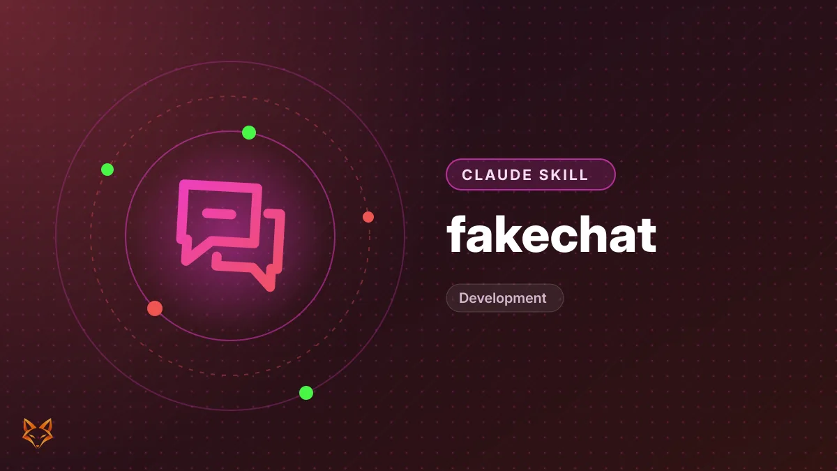 fakechat — illustration