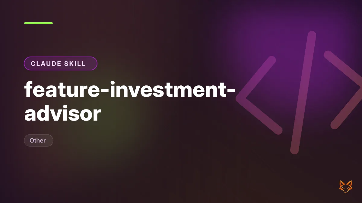 feature-investment-advisor — illustration