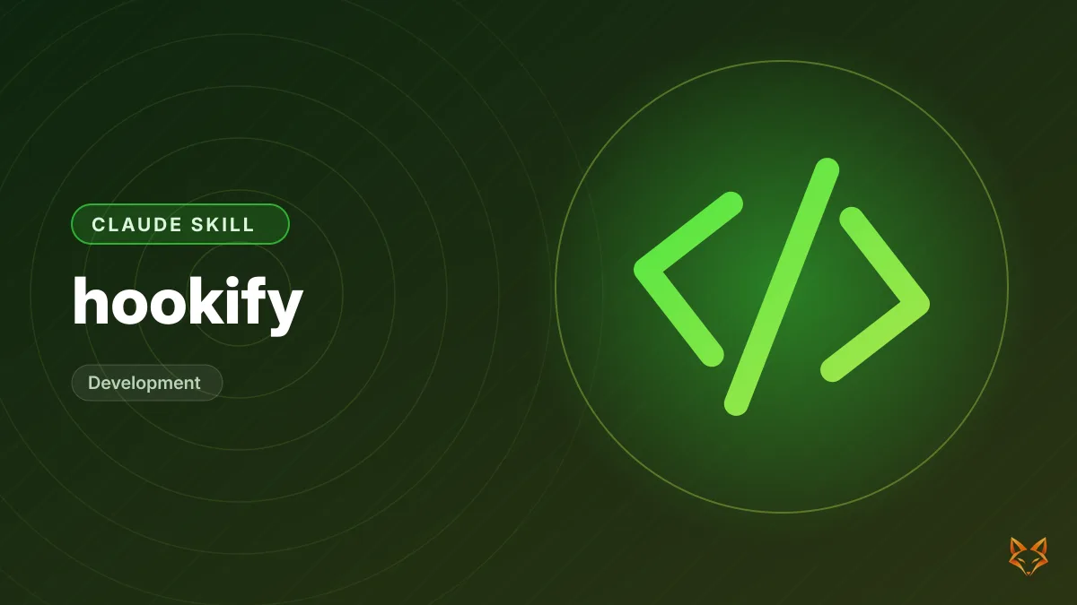 hookify — illustration