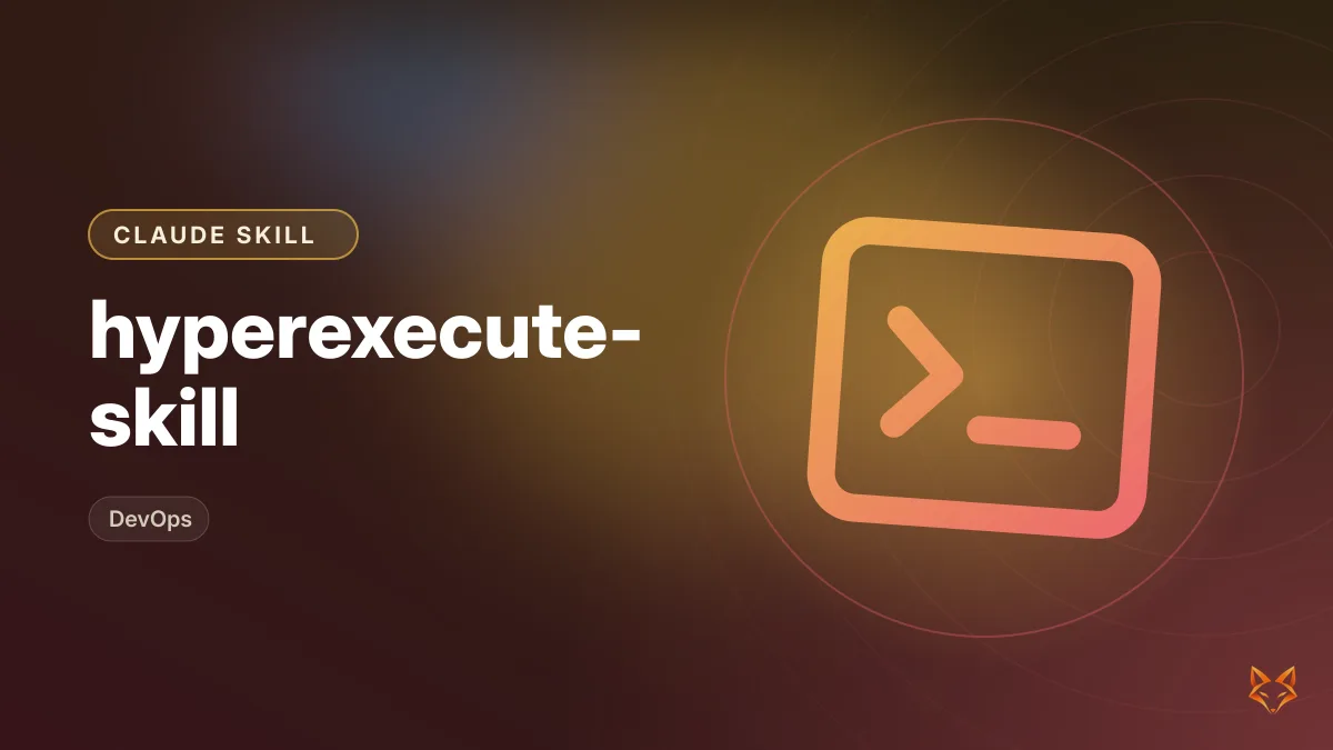 hyperexecute-skill — illustration