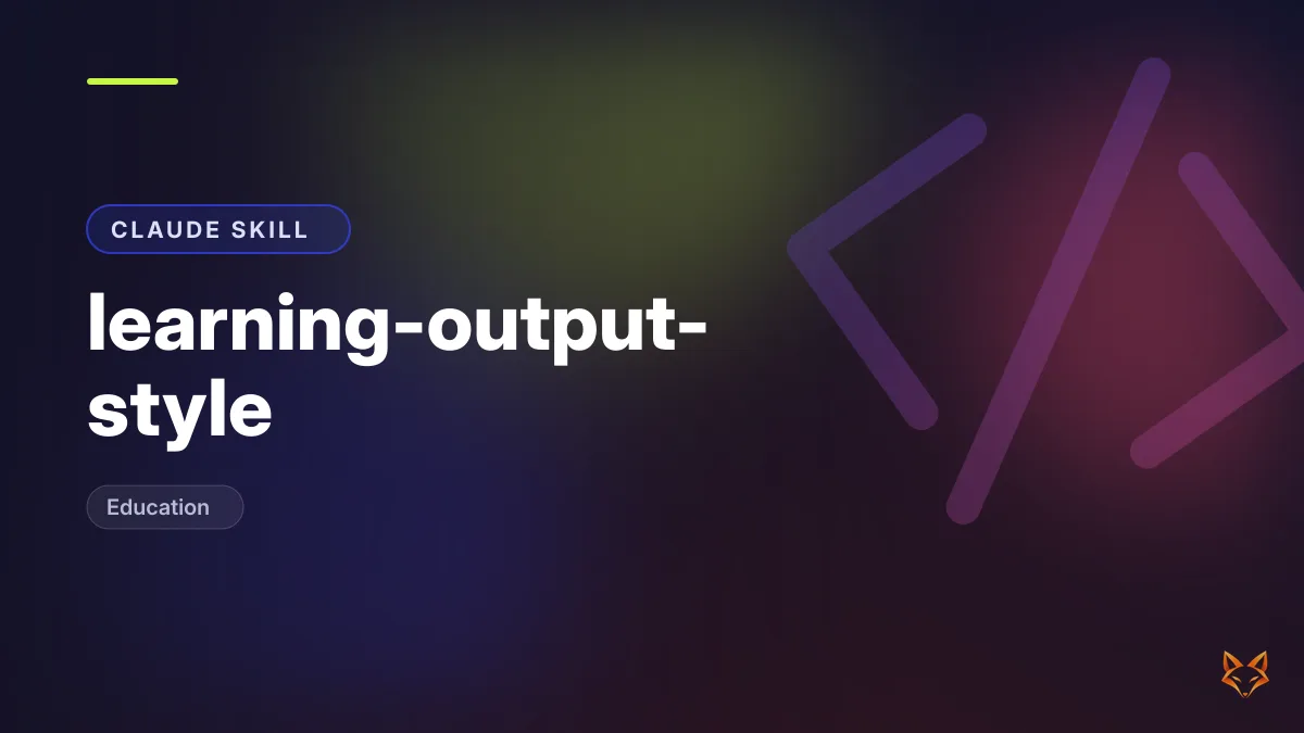learning-output-style preview image