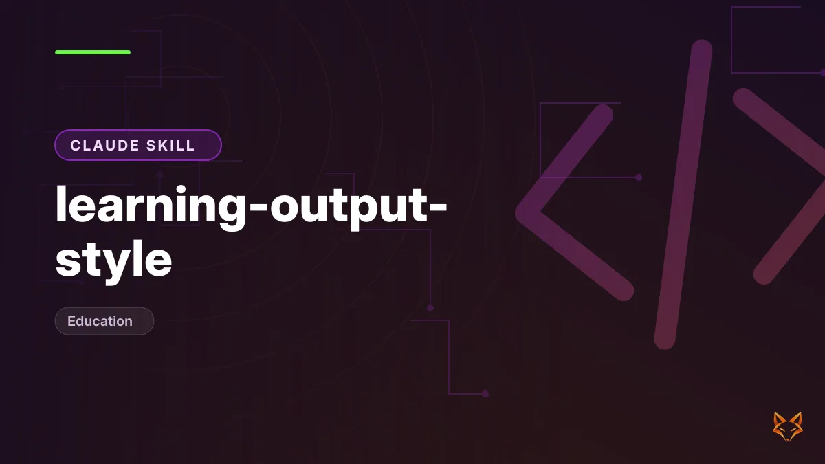 learning-output-style — illustration