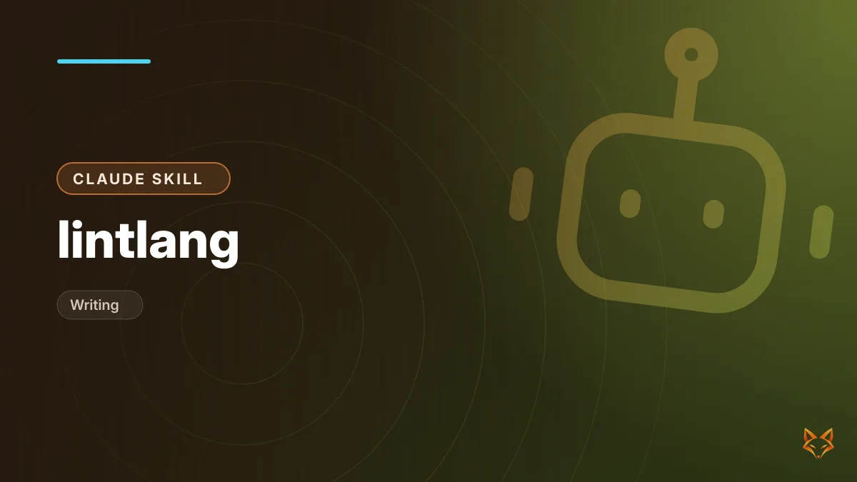 lintlang — illustration