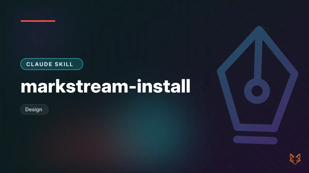 markstream-install — illustration