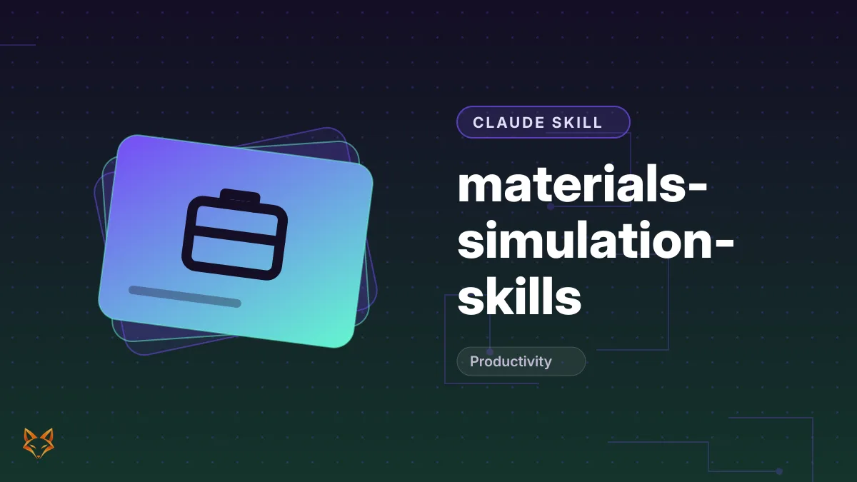 materials-simulation-skills — illustration