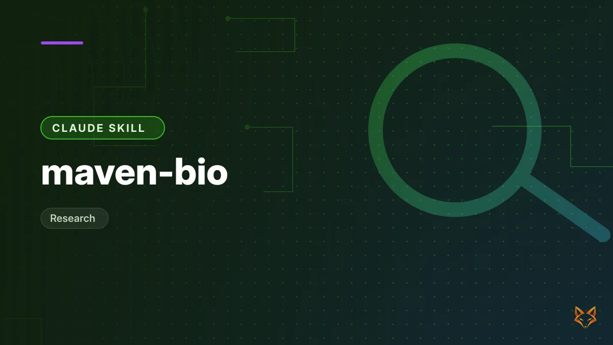 maven-bio — illustration