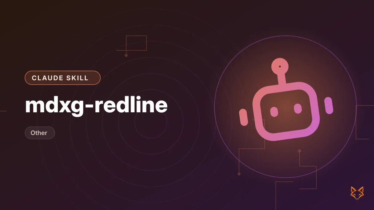 mdxg-redline — illustration