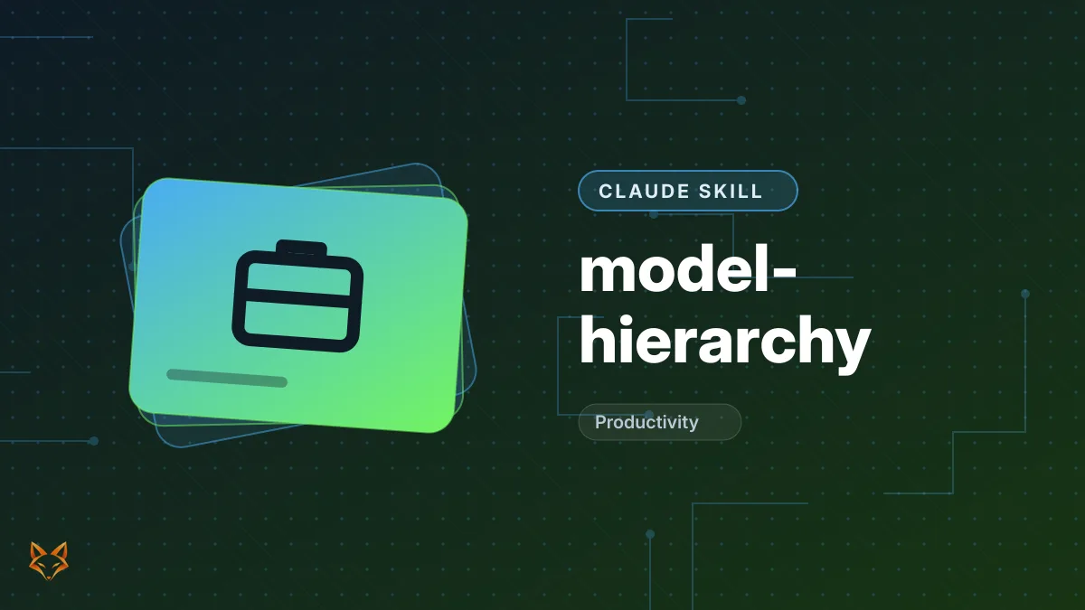 model-hierarchy — illustration