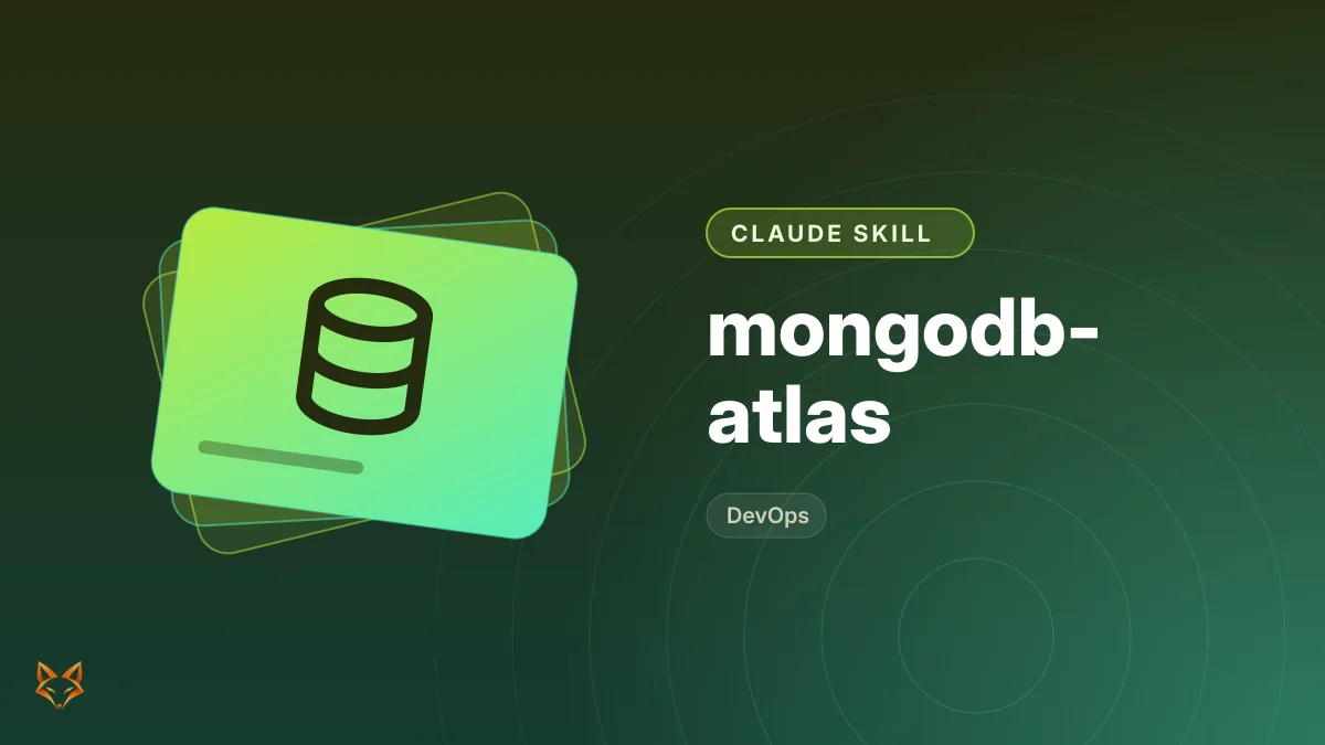 mongodb-atlas — illustration
