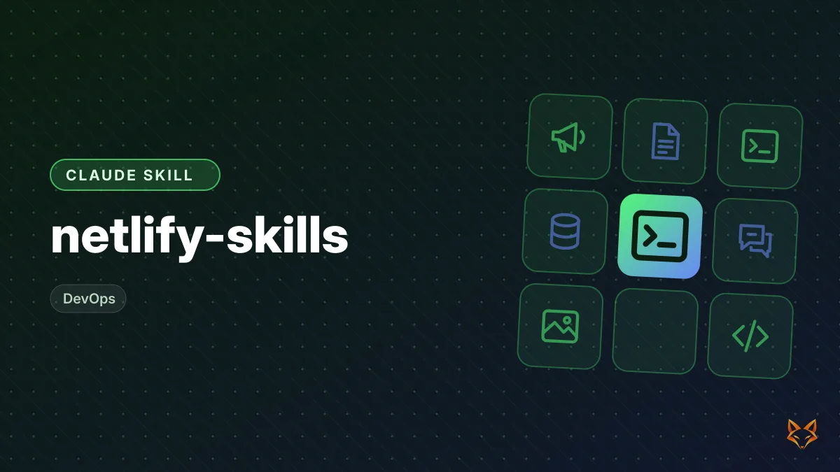 netlify-skills — illustration