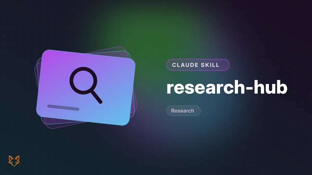 research-hub — illustration