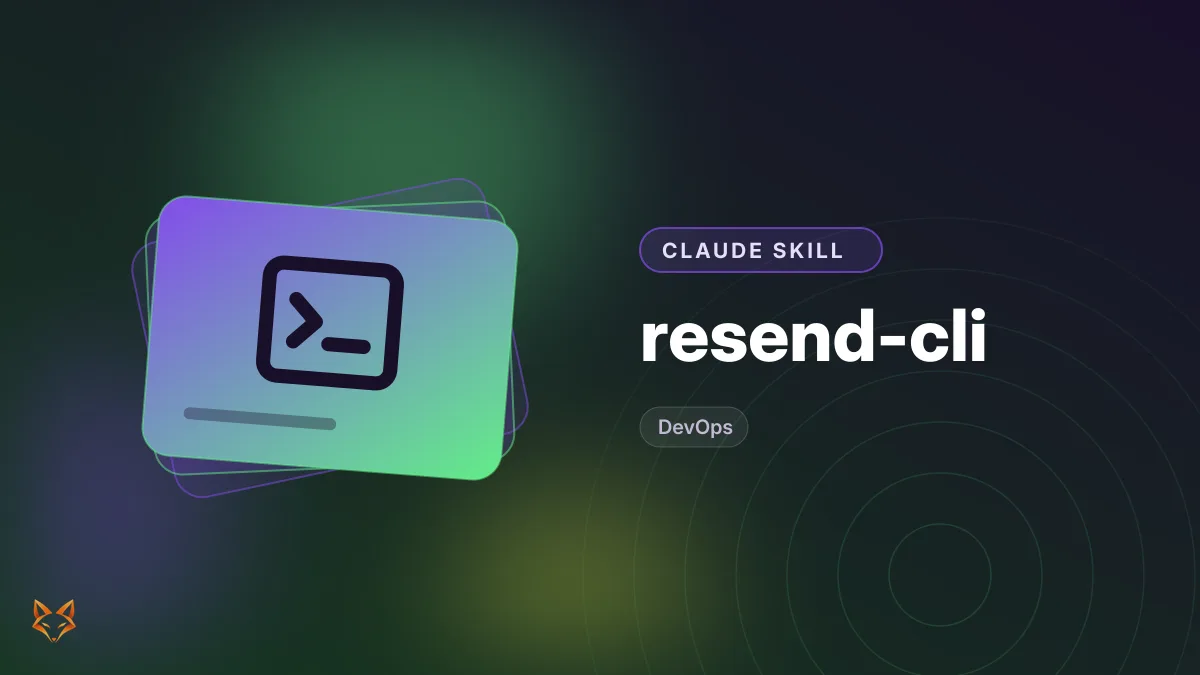 resend-cli — illustration