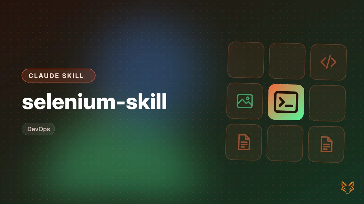 selenium-skill — illustration