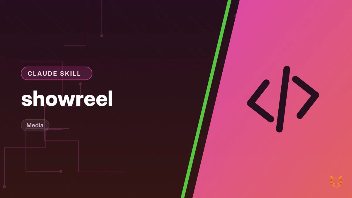 showreel — illustration