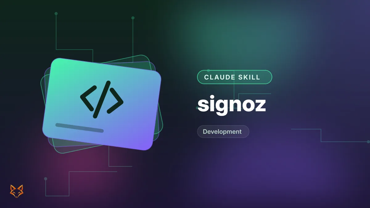 signoz — illustration