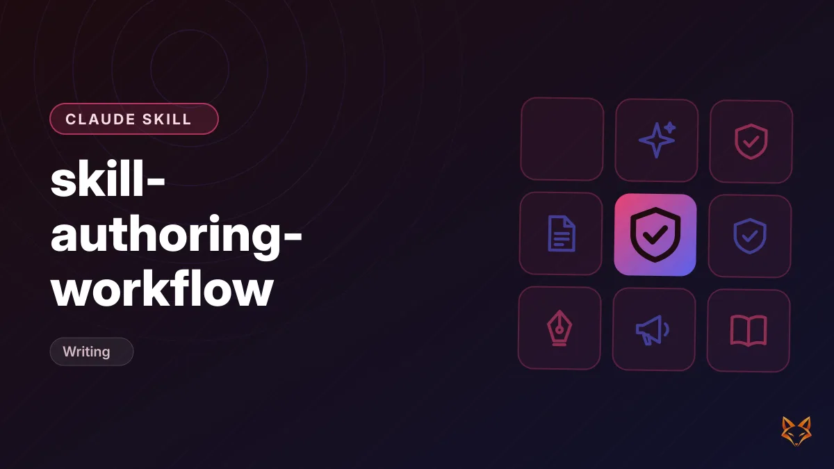 skill-authoring-workflow — illustration