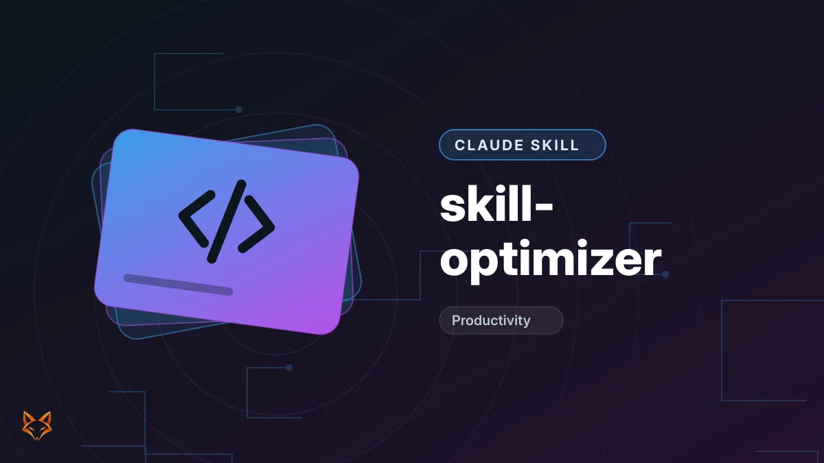 skill-optimizer — illustration