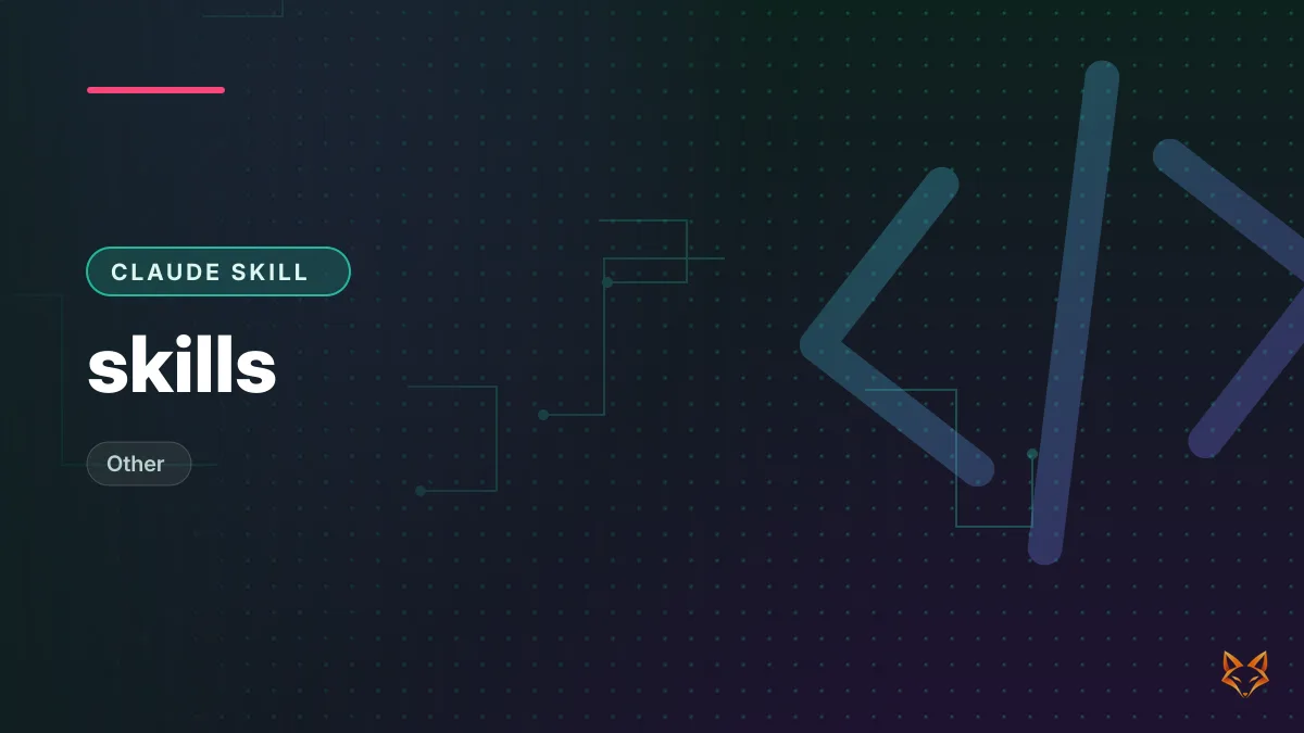 skills preview image