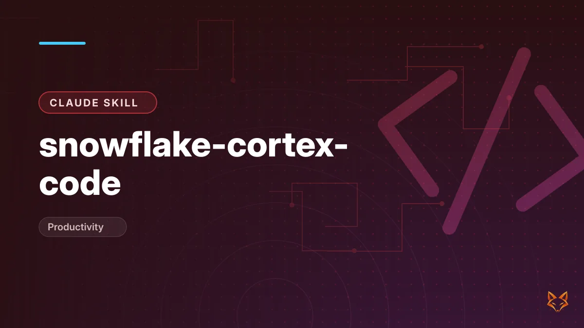 snowflake-cortex-code — illustration