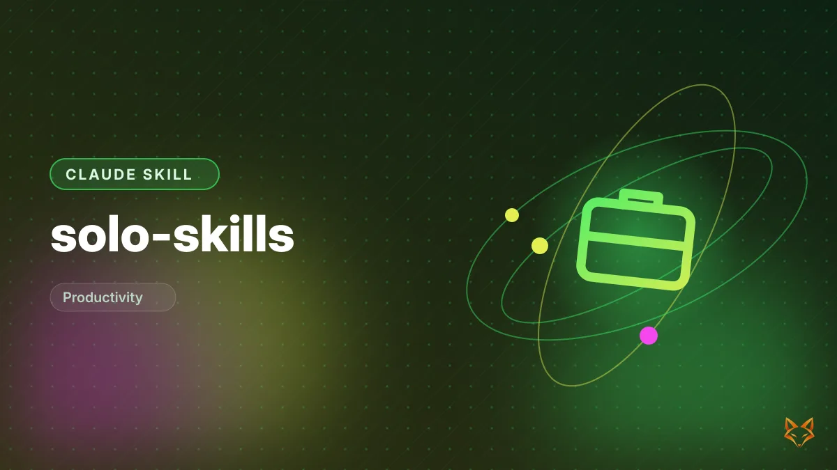 solo-skills — illustration