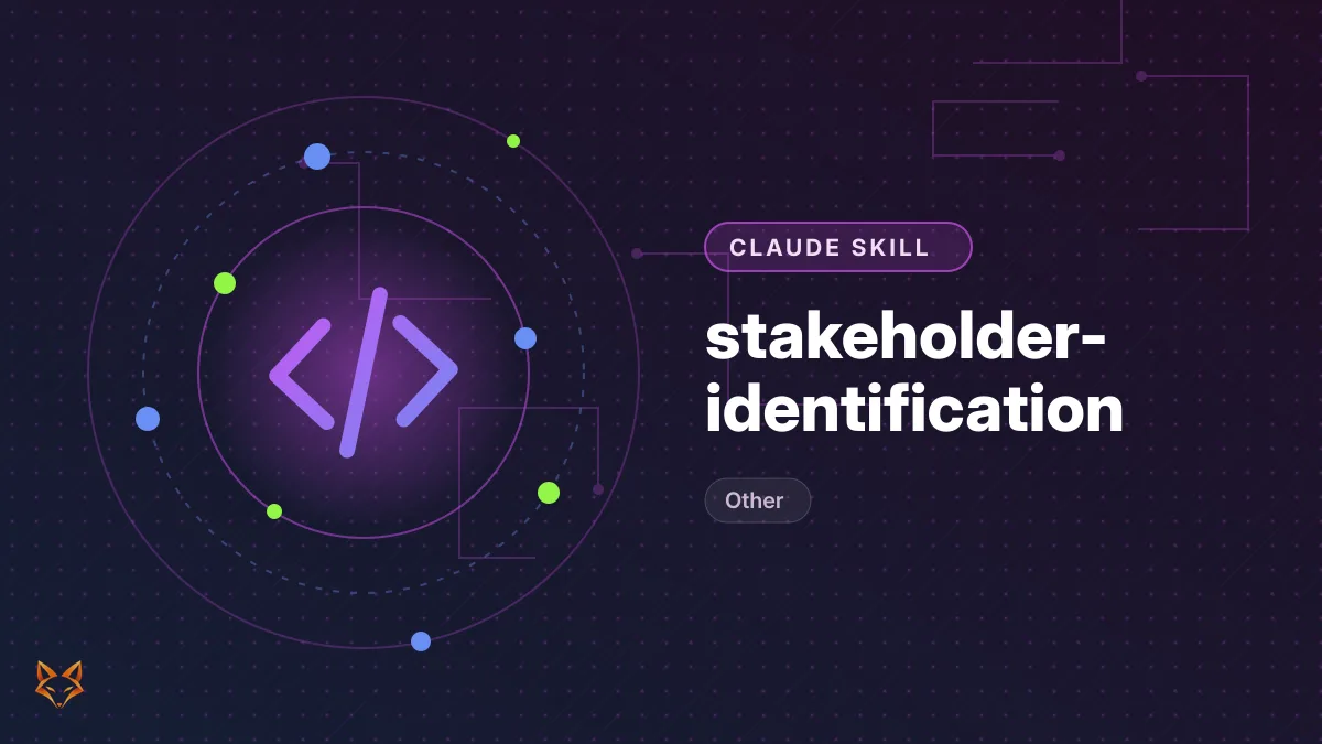 stakeholder-identification — illustration