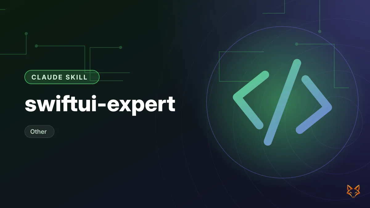 swiftui-expert — illustration