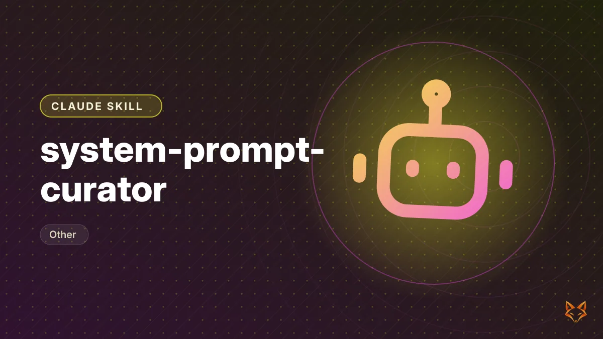 system-prompt-curator — illustration