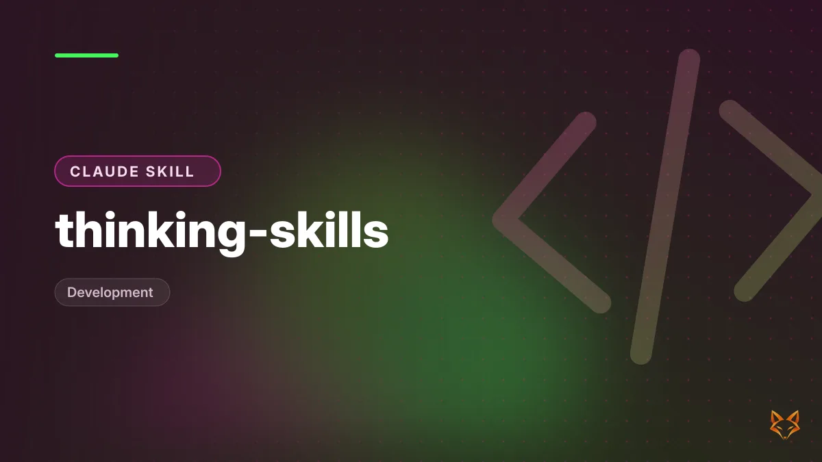 thinking-skills — illustration