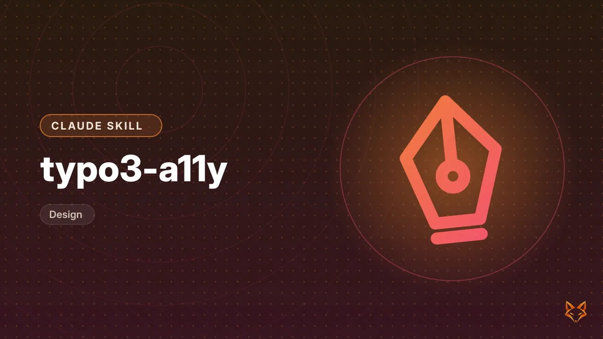 typo3-a11y — illustration