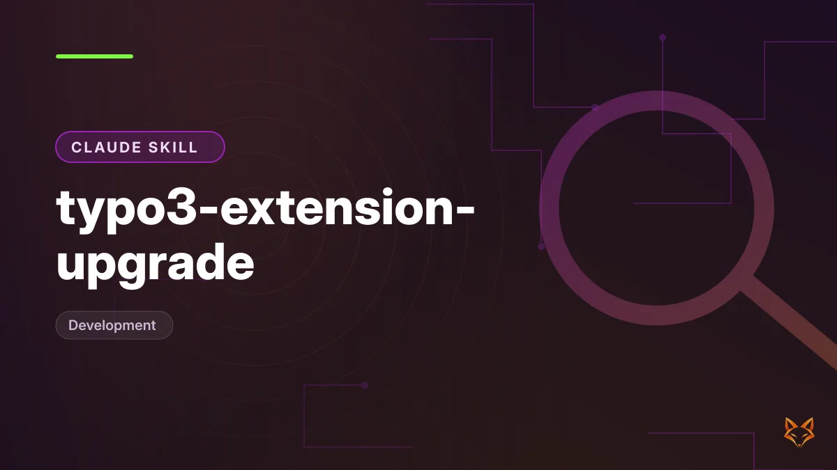 typo3-extension-upgrade — illustration