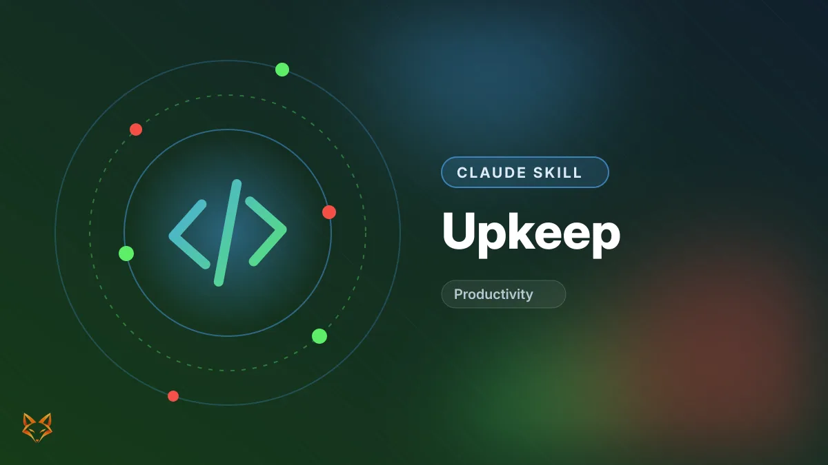 Upkeep — illustration