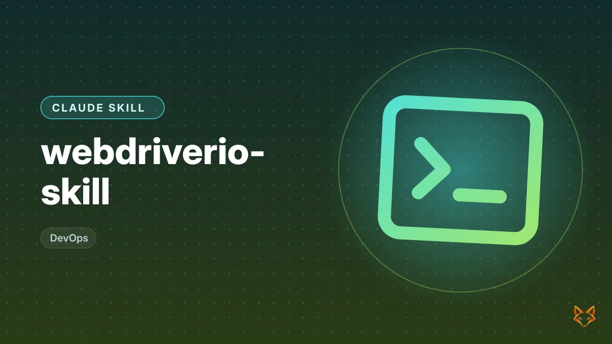 webdriverio-skill — illustration
