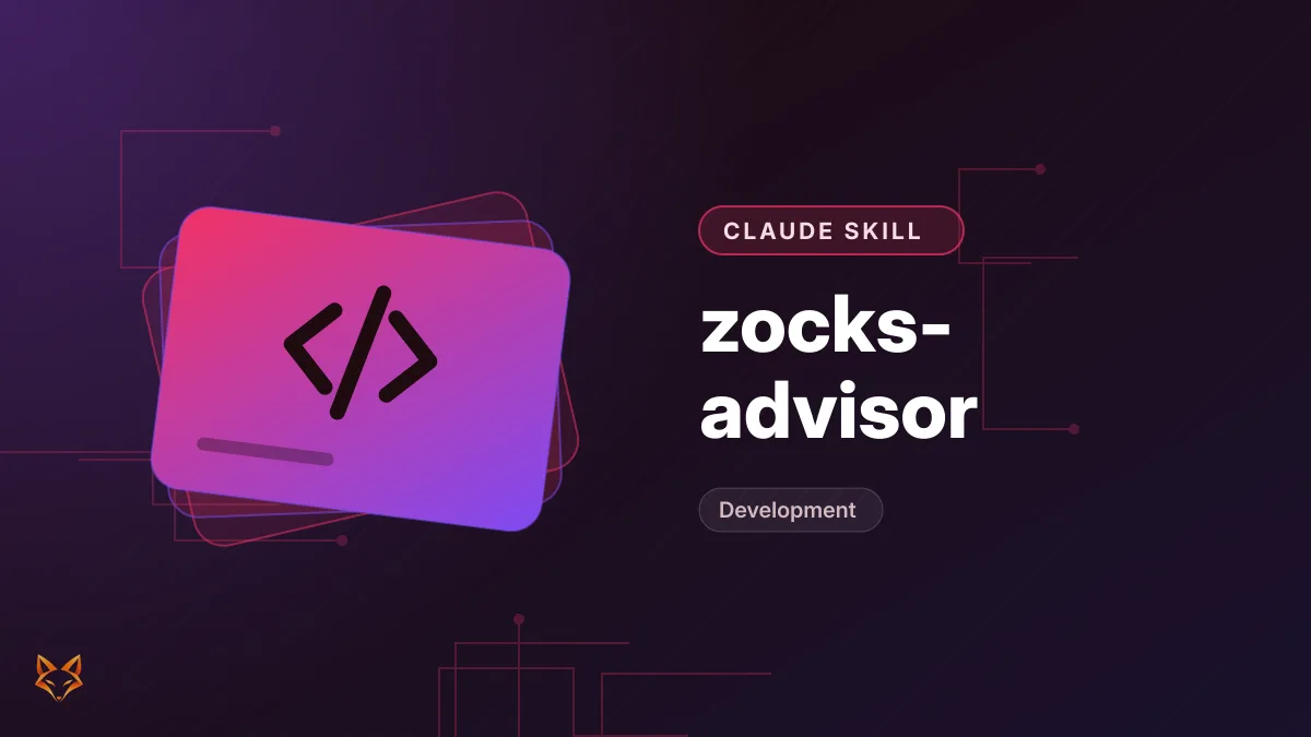 zocks-advisor — illustration
